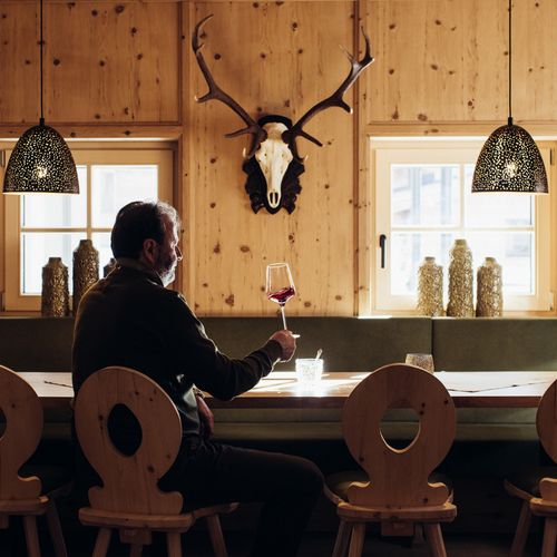 Auf a Glas Angebot Hotel habicher hof Roland Haslwanter im Restaurant